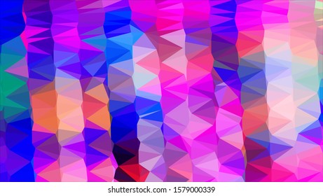 Geometric design. Colorful gradient mosaic background. Geometric triangle, mosaic, abstract background. Mosaic, color background. Mosaic texture. The effect of stained glass. EPS 10 Vector