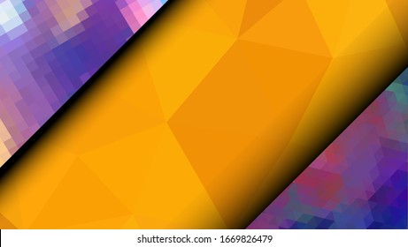 Geometric design. Colorful gradient mosaic background. Geometric triangle, mosaic, abstract background. Mosaic, color background. Mosaic texture. The effect of stained glass. EPS 10 Vector