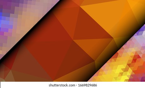 Geometric design. Colorful gradient mosaic background. Geometric triangle, mosaic, abstract background. Mosaic, color background. Mosaic texture. The effect of stained glass. EPS 10 Vector