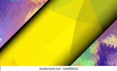 Geometric design. Colorful gradient mosaic background. Geometric triangle, mosaic, abstract background. Mosaic, color background. Mosaic texture. The effect of stained glass. EPS 10 Vector