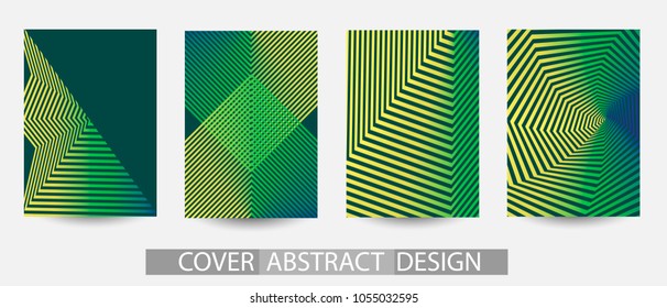 Geometric design of the cover, poster, banner. Trendy gradient texture. Vector. EPS10