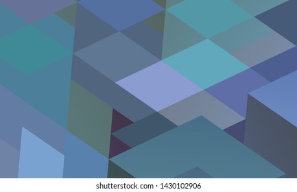 Geometric Design Cube Colorful Futuristic Background Stock Vector ...