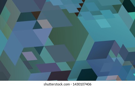Geometric design, cube, colorful futuristic background, cubic background vector EPS 10