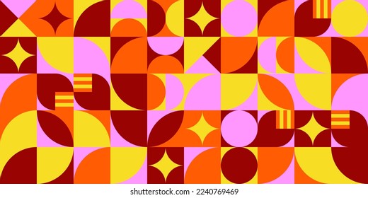 Geometric design element halftone graphic colorful shapes line vector shapes abstract mural background banner dot
