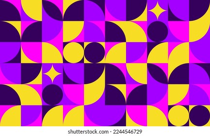 Geometric design element halftone graphic colorful shapes line vector shapes abstract mural background banner dot

