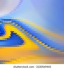 
Geometric design element. Vector illustration in polygonal style. Triangles.