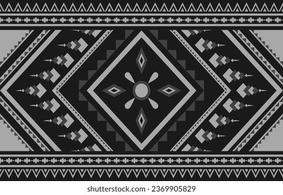 Geometric design fabric pattern, seamless, wallpaper, clothing, carpet, fiber, yarn and shawl. Asian Indian. Abstract background.