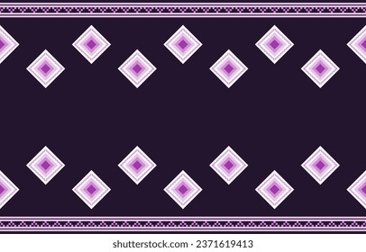 Geometric design fabric pattern, seamless, wallpaper, clothing, carpet, fiber, yarn and shawl. Asian Indian. Abstract background.