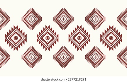 Geometric design fabric pattern, seamless, wallpaper, clothing, carpet, fiber, yarn and shawl. Asian Indian. Abstract background.
