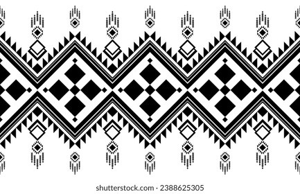 Patrón de tela de diseño geométrico, sin costura, papel pintado, ropa, alfombra, fibra, hilados y chales. Indio asiático. Antecedentes abstractos