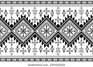 Geometric design fabric pattern, seamless, wallpaper, clothing, carpet, fiber, yarn and shawl. Asian Indian. Abstract background.