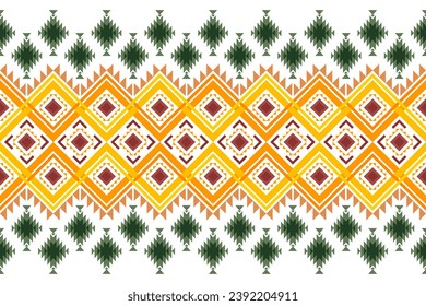 Geometrisches Muster, nahtlos, Tapeten, Kleidung, Teppich, Fasern, Garn und Schal. Asiatische Indianer. Im Südosten beheimatete Stoffmuster. Abstrakter Hintergrund.