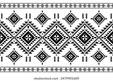 Geometric design fabric pattern, seamless, wallpaper, clothing, carpet, ikat,fiber, yarn and shawl. Asian Indian. Abstract background