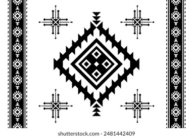 Geometric design fabric pattern, seamless, wallpaper, clothing, carpet, ikat,fiber, yarn and shawl. Asian Indian. Abstract background