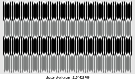 Geometric design for fabric or textile in black and grey color or monochrome