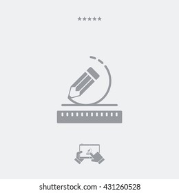 Geometric design flat icon