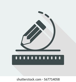 Geometric design flat icon