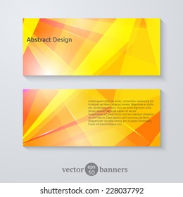 Geometric design for flyers, banners and presentations.