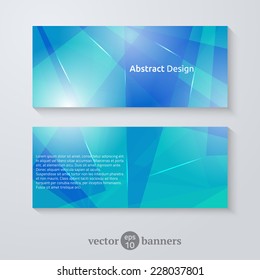 Geometric design for flyers, banners and presentations.