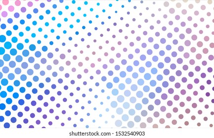 Geometric design halftone with a set of colorful abstract circles. Multicolor, rainbow vector layout with lines, rectangles. Decorative design in an abstract style with rectangles. EPS 10 Vector