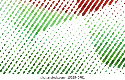 Geometric design halftone with a set of colorful abstract circles. Multicolor, rainbow vector layout with lines, rectangles. Decorative design in an abstract style with rectangles. EPS 10 Vector