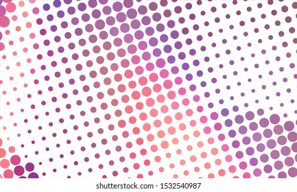 Geometric design halftone with a set of colorful abstract circles. Multicolor, rainbow vector layout with lines, rectangles. Decorative design in an abstract style with rectangles. EPS 10 Vector