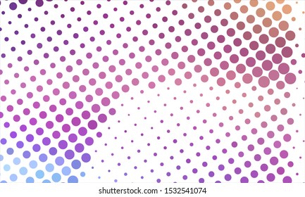 Geometric design halftone with a set of colorful abstract circles. Multicolor, rainbow vector layout with lines, rectangles. Decorative design in an abstract style with rectangles. EPS 10 Vector