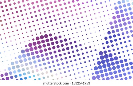 Geometric design halftone with a set of colorful abstract circles. Multicolor, rainbow vector layout with lines, rectangles. Decorative design in an abstract style with rectangles. EPS 10 Vector