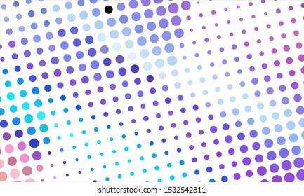 Geometric design halftone with a set of colorful abstract circles. Multicolor, rainbow vector layout with lines, rectangles. Decorative design in an abstract style with rectangles. EPS 10 Vector