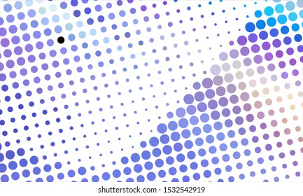 Geometric design halftone with a set of colorful abstract circles. Multicolor, rainbow vector layout with lines, rectangles. Decorative design in an abstract style with rectangles. EPS 10 Vector