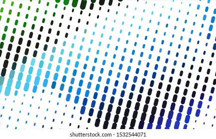 Geometric design halftone with a set of colorful abstract circles. Multicolor, rainbow vector layout with lines, rectangles. Decorative design in an abstract style with rectangles. EPS 10 Vector