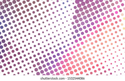 Geometric design halftone with a set of colorful abstract circles. Multicolor, rainbow vector layout with lines, rectangles. Decorative design in an abstract style with rectangles. EPS 10 Vector