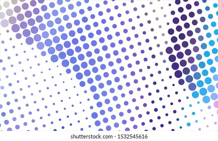 Geometric design halftone with a set of colorful abstract circles. Multicolor, rainbow vector layout with lines, rectangles. Decorative design in an abstract style with rectangles. EPS 10 Vector