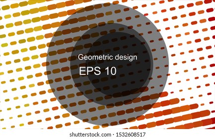 Geometric design halftone with a set of colorful abstract circles. Multicolor, rainbow vector layout with lines, rectangles. Decorative design in an abstract style with rectangles. EPS 10 Vector