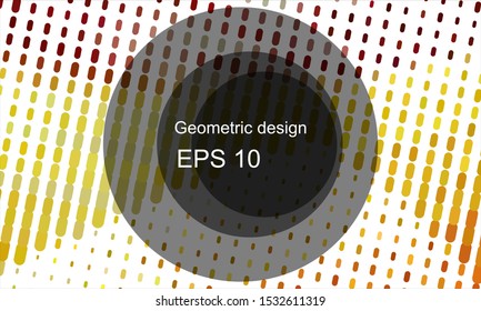 Geometric design halftone with a set of colorful abstract circles. Multicolor, rainbow vector layout with lines, rectangles. Decorative design in an abstract style with rectangles. EPS 10 Vector