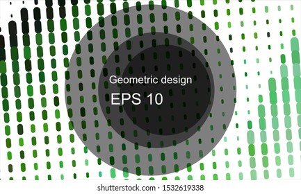 Geometric design halftone with a set of colorful abstract circles. Multicolor, rainbow vector layout with lines, rectangles. Decorative design in an abstract style with rectangles. EPS 10 Vector