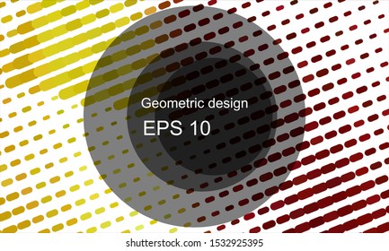 Geometric design halftone with a set of colorful abstract circles. Multicolor, rainbow vector layout with lines, rectangles. Decorative design in an abstract style with rectangles. EPS 10 Vector