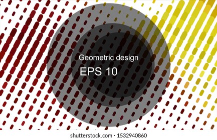 Geometric design halftone with a set of colorful abstract circles. Multicolor, rainbow vector layout with lines, rectangles. Decorative design in an abstract style with rectangles. EPS 10 Vector