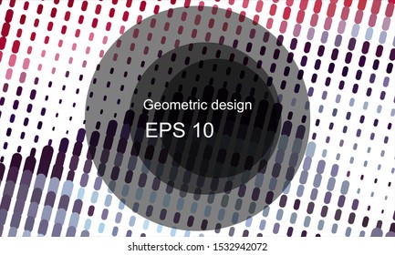 Geometric design halftone with a set of colorful abstract circles. Multicolor, rainbow vector layout with lines, rectangles. Decorative design in an abstract style with rectangles. EPS 10 Vector