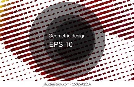 Geometric design halftone with a set of colorful abstract circles. Multicolor, rainbow vector layout with lines, rectangles. Decorative design in an abstract style with rectangles. EPS 10 Vector