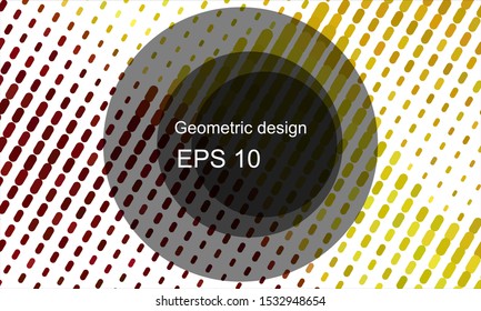 Geometric design halftone with a set of colorful abstract circles. Multicolor, rainbow vector layout with lines, rectangles. Decorative design in an abstract style with rectangles. EPS 10 Vector