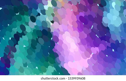 Geometric design halftone with a set of colorful abstract circles. Multicolor, rainbow vector layout with lines, rectangles. Decorative design in an abstract style with rectangles. EPS 10 Vector