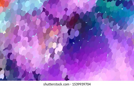 Geometric design halftone with a set of colorful abstract circles. Multicolor, rainbow vector layout with lines, rectangles. Decorative design in an abstract style with rectangles. EPS 10 Vector