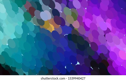 Geometric design halftone with a set of colorful abstract circles. Multicolor, rainbow vector layout with lines, rectangles. Decorative design in an abstract style with rectangles. EPS 10 Vector