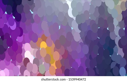 Geometric design halftone with a set of colorful abstract circles. Multicolor, rainbow vector layout with lines, rectangles. Decorative design in an abstract style with rectangles. EPS 10 Vector