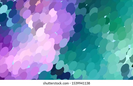 Geometric design halftone with a set of colorful abstract circles. Multicolor, rainbow vector layout with lines, rectangles. Decorative design in an abstract style with rectangles. EPS 10 Vector