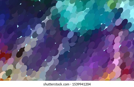 Geometric design halftone with a set of colorful abstract circles. Multicolor, rainbow vector layout with lines, rectangles. Decorative design in an abstract style with rectangles. EPS 10 Vector