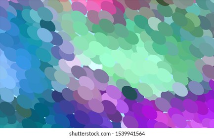 Geometric design halftone with a set of colorful abstract circles. Multicolor, rainbow vector layout with lines, rectangles. Decorative design in an abstract style with rectangles. EPS 10 Vector