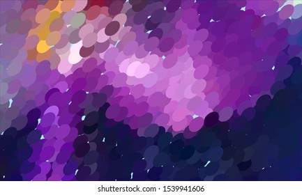 Geometric design halftone with a set of colorful abstract circles. Multicolor, rainbow vector layout with lines, rectangles. Decorative design in an abstract style with rectangles. EPS 10 Vector