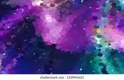 Geometric design halftone with a set of colorful abstract circles. Multicolor, rainbow vector layout with lines, rectangles. Decorative design in an abstract style with rectangles. EPS 10 Vector